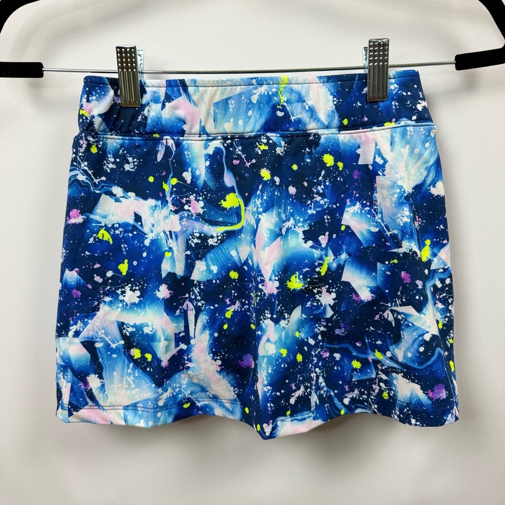 Prince Youth Girls' Printed Tennis Skort M Cosmic Confetti size 10/12